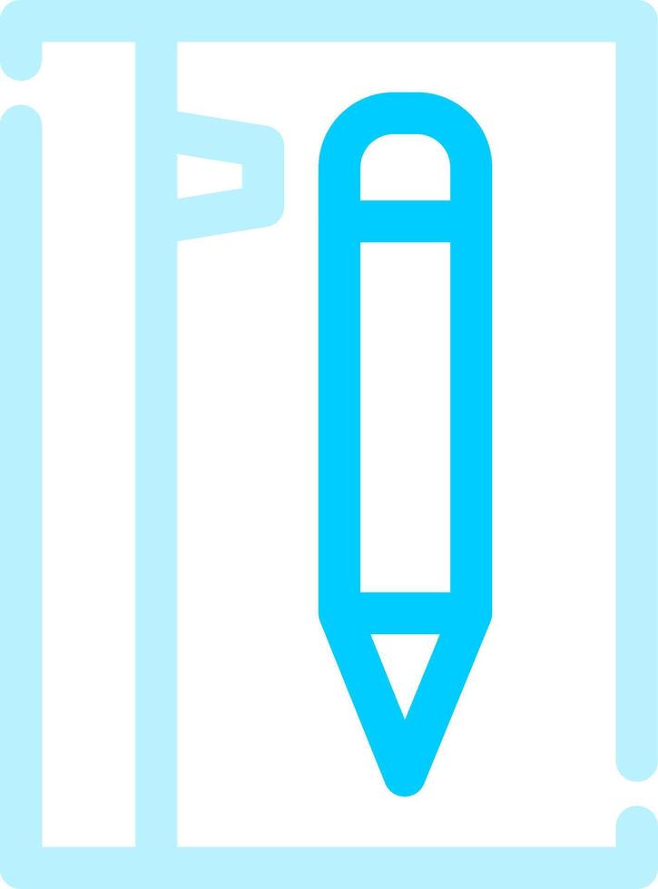 Pencil Case Creative Icon Design vector
