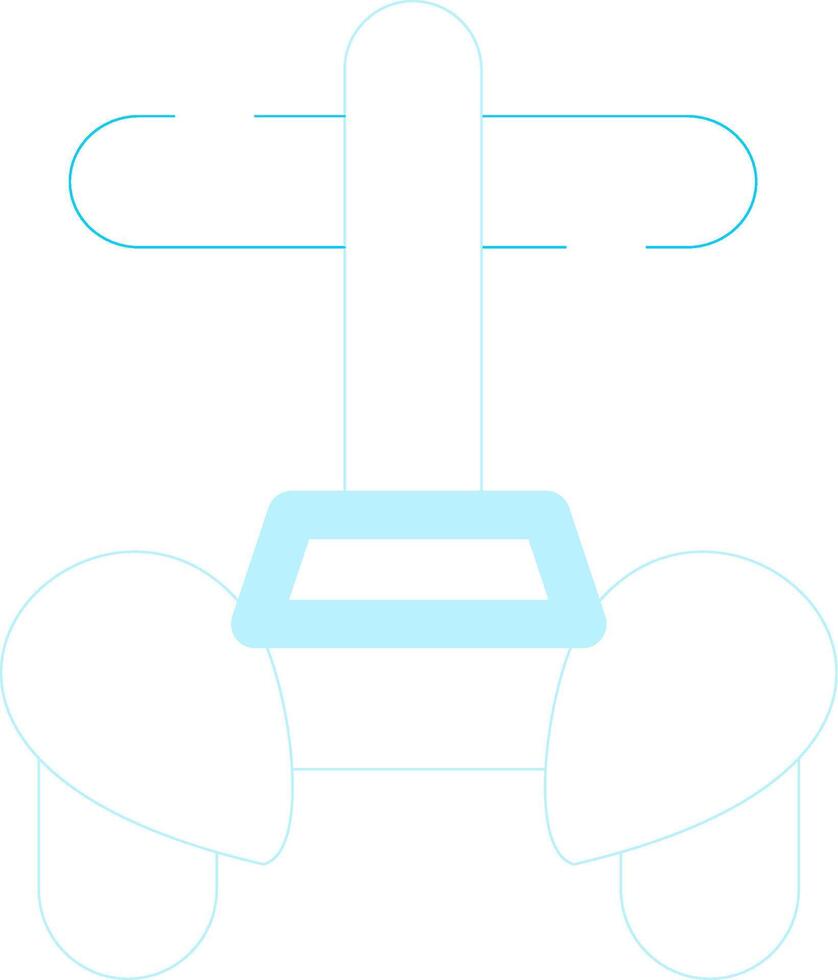 Police Segway Creative Icon Design vector