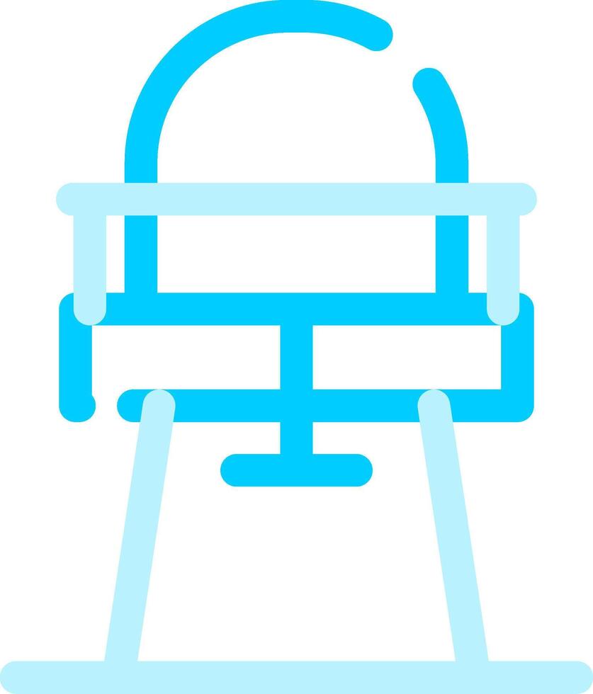 High Chair Creative Icon Design vector