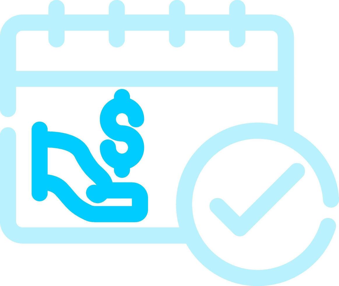Early Termination Fee Creative Icon Design vector