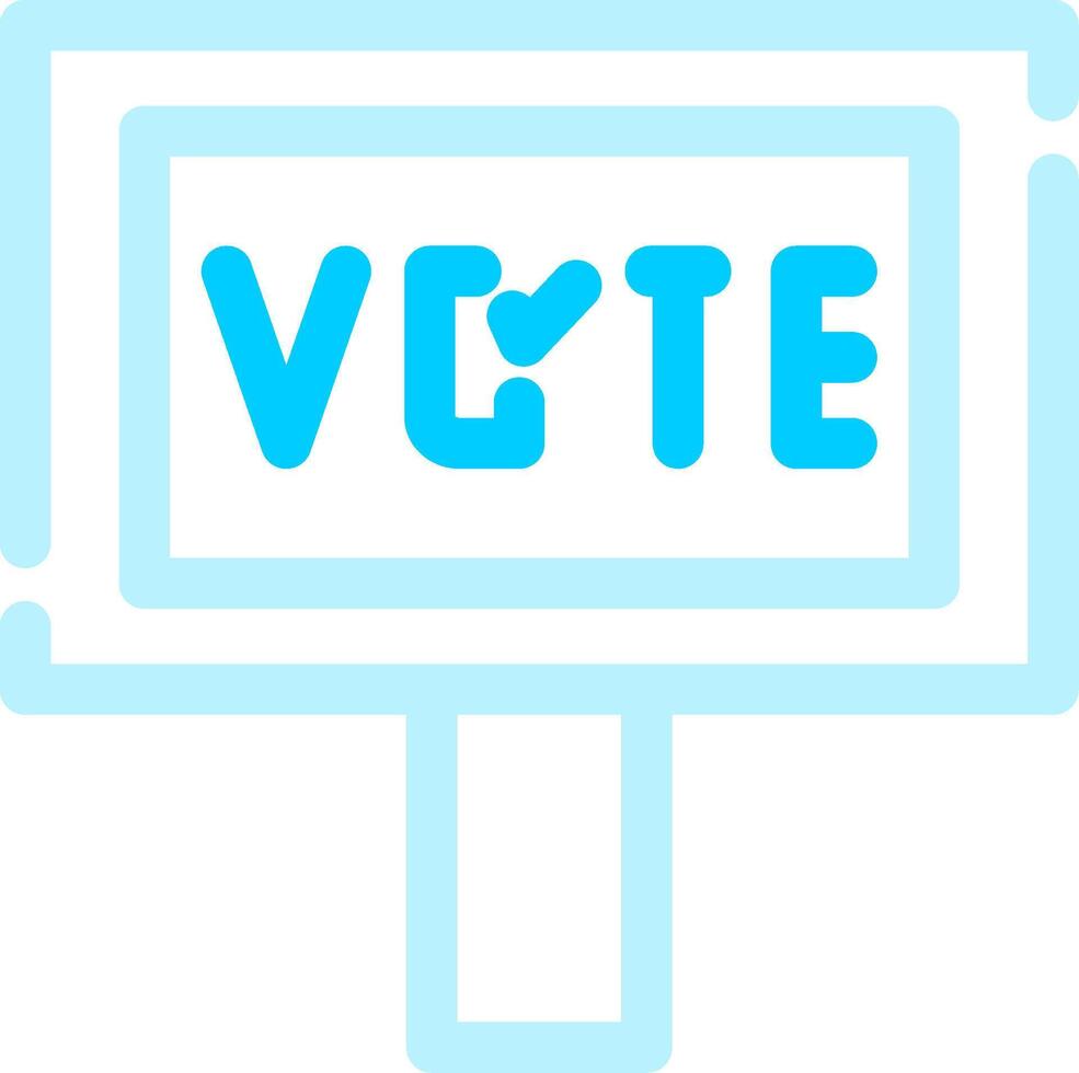 Vote Creative Icon Design vector