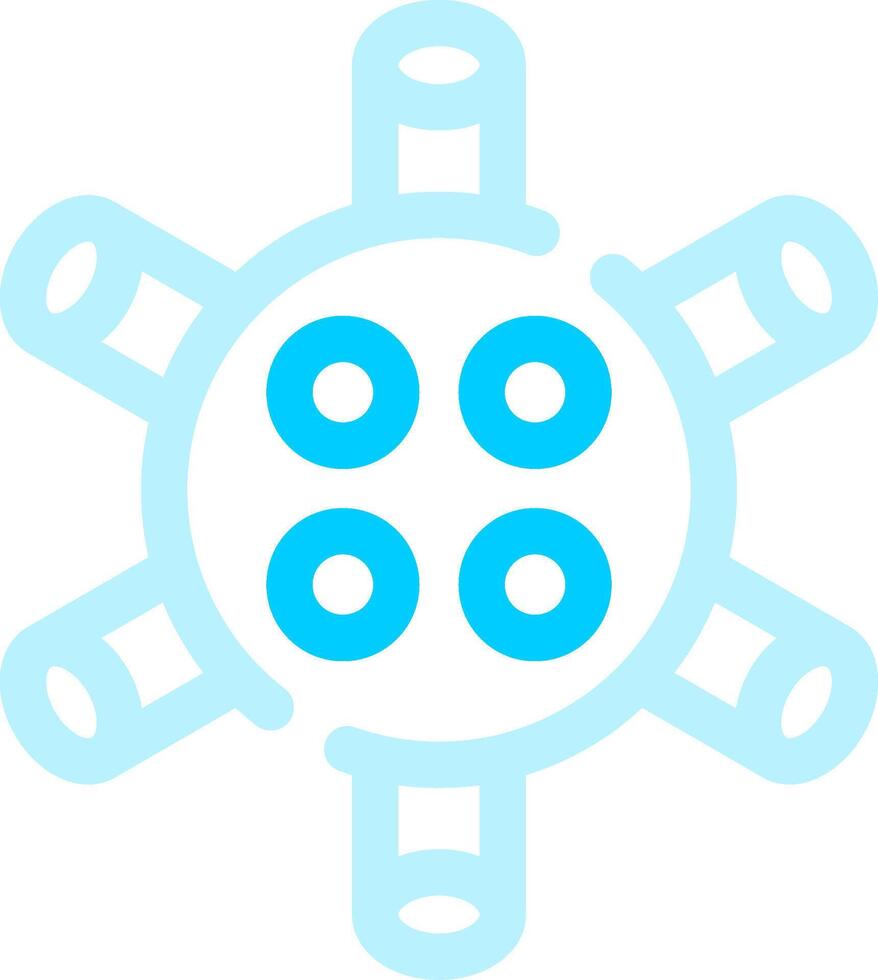 Virus Creative Icon Design vector