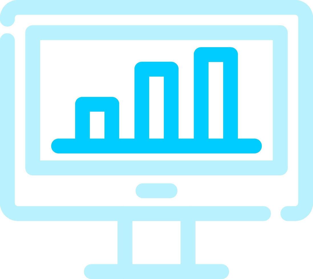 Monitoring Creative Icon Design vector