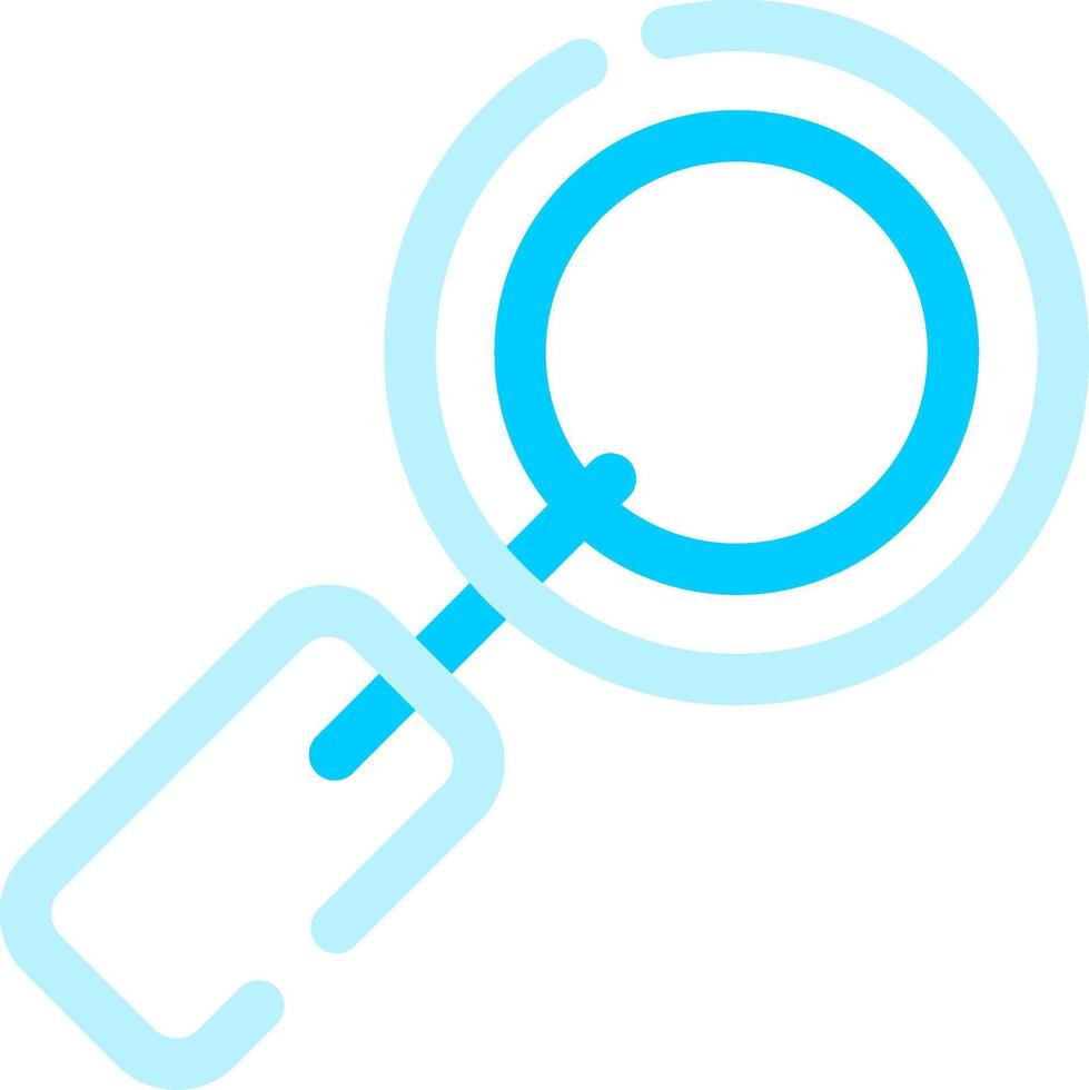 Magnifying Glass Creative Icon Design vector