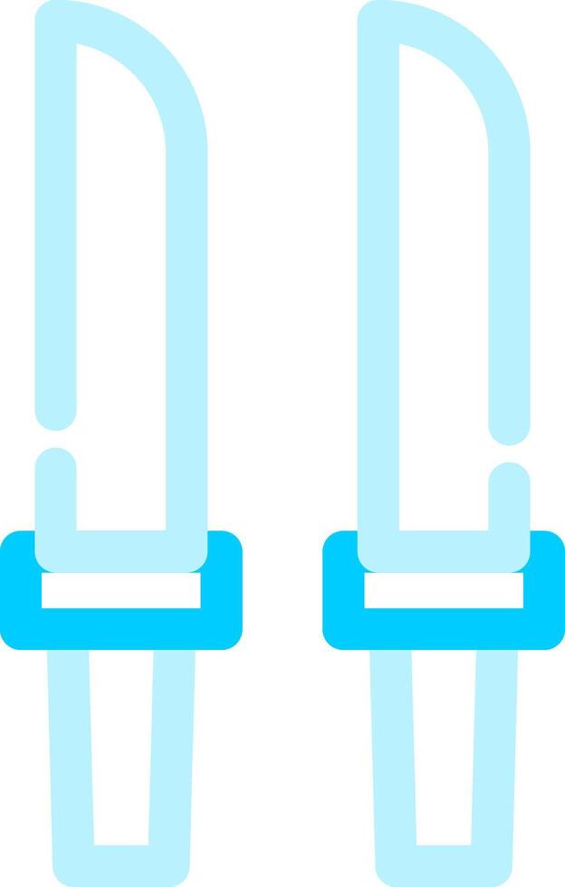 Katana Creative Icon Design vector