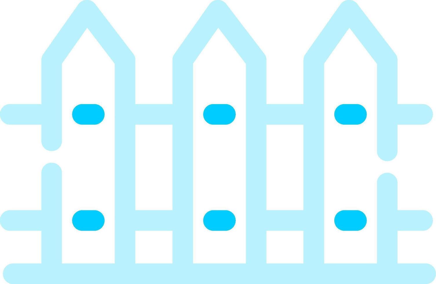 Fence Creative Icon Design vector