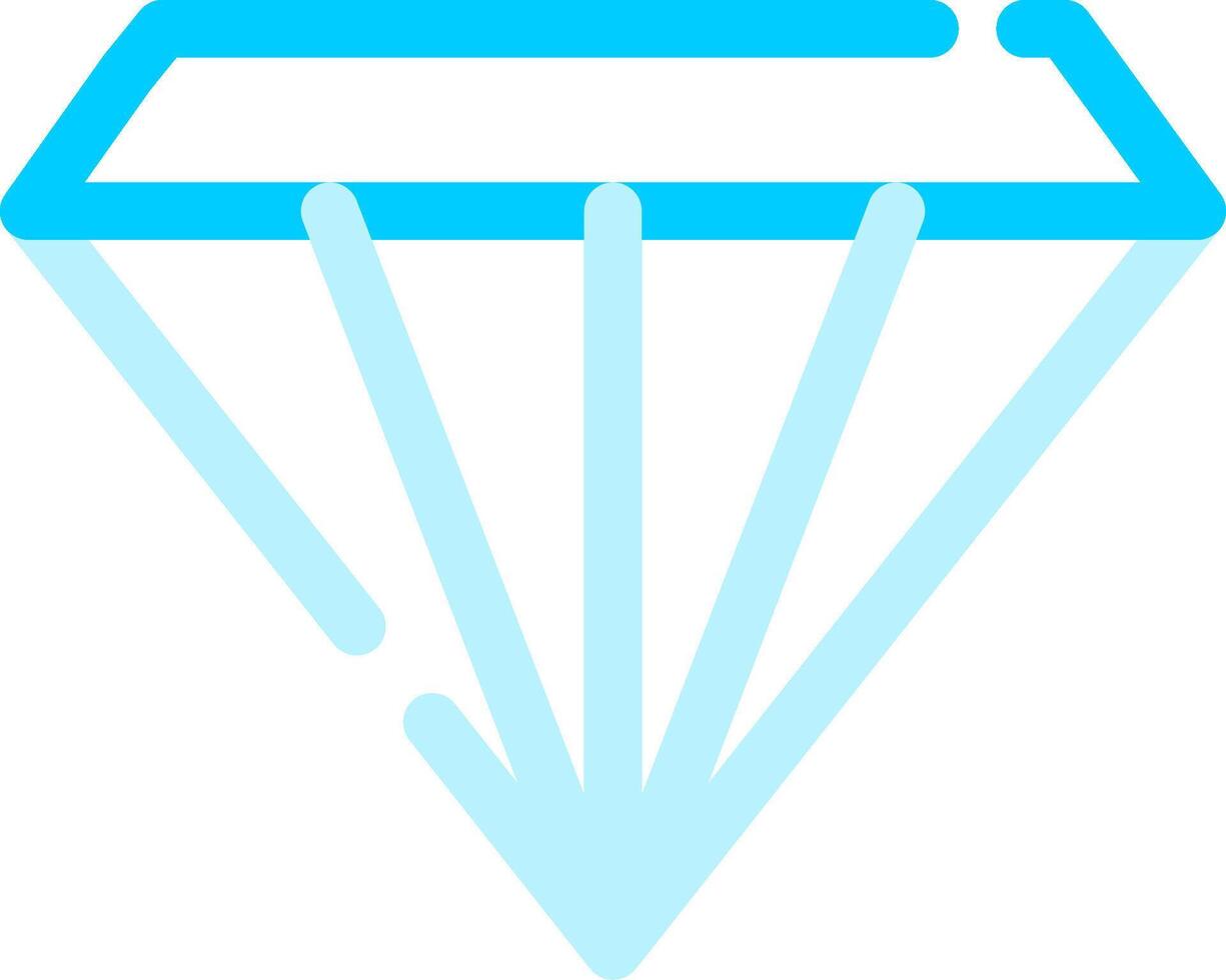 diseño de icono creativo de diamante vector