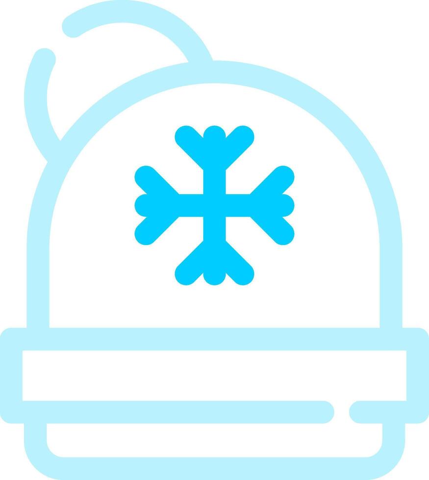 diseño de icono creativo de gorro vector