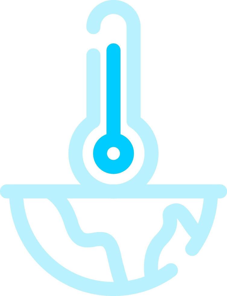 Global Warming Creative Icon Design vector