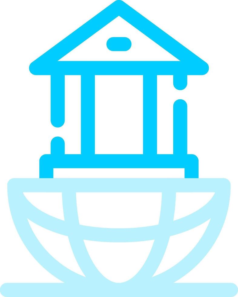 Global Banking Creative Icon Design vector