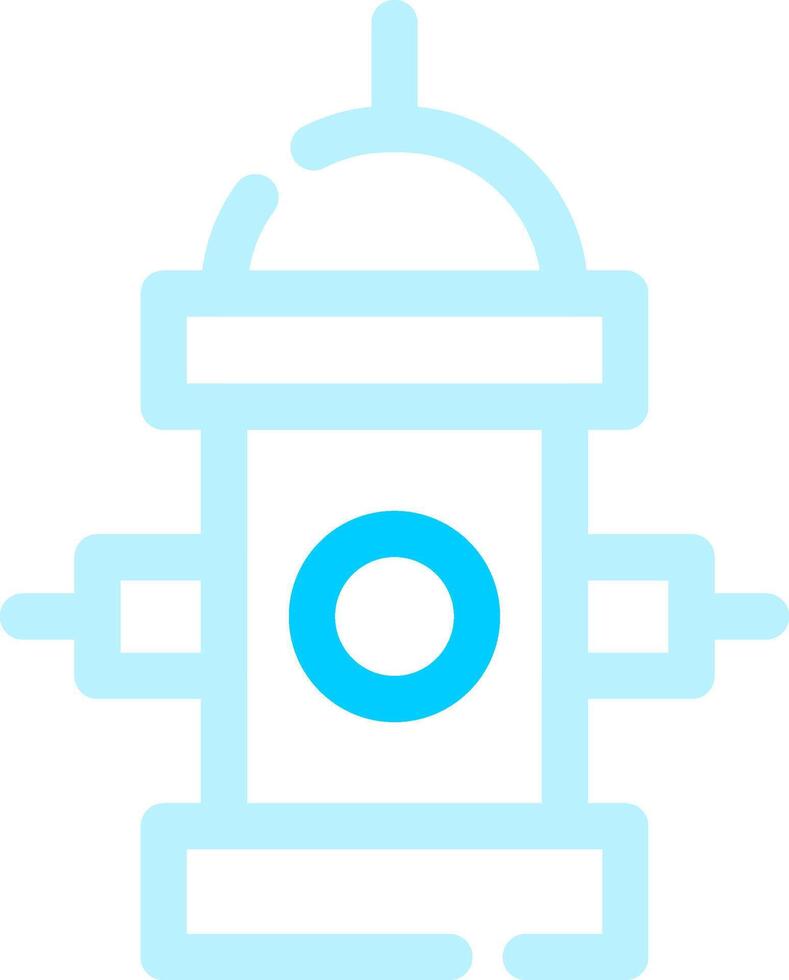 Fire Hydrant Creative Icon Design vector