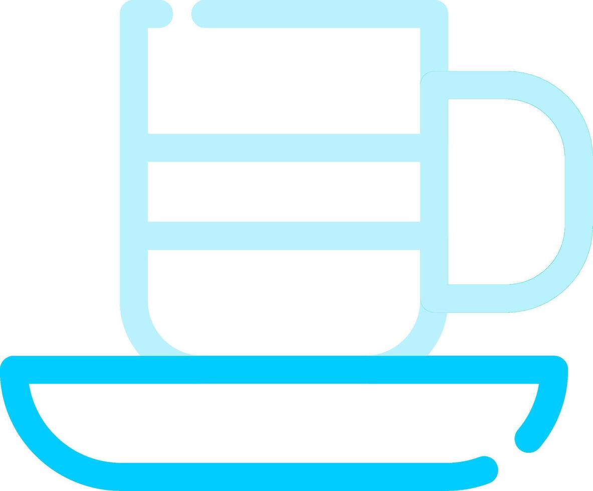 Tea Cup Creative Icon Design vector