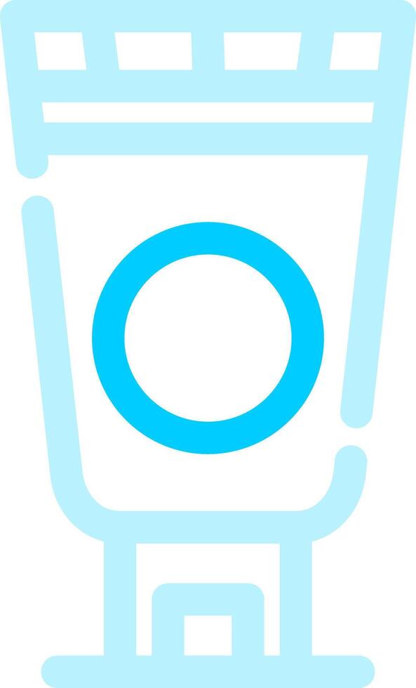 Sunscreen Creative Icon Design vector