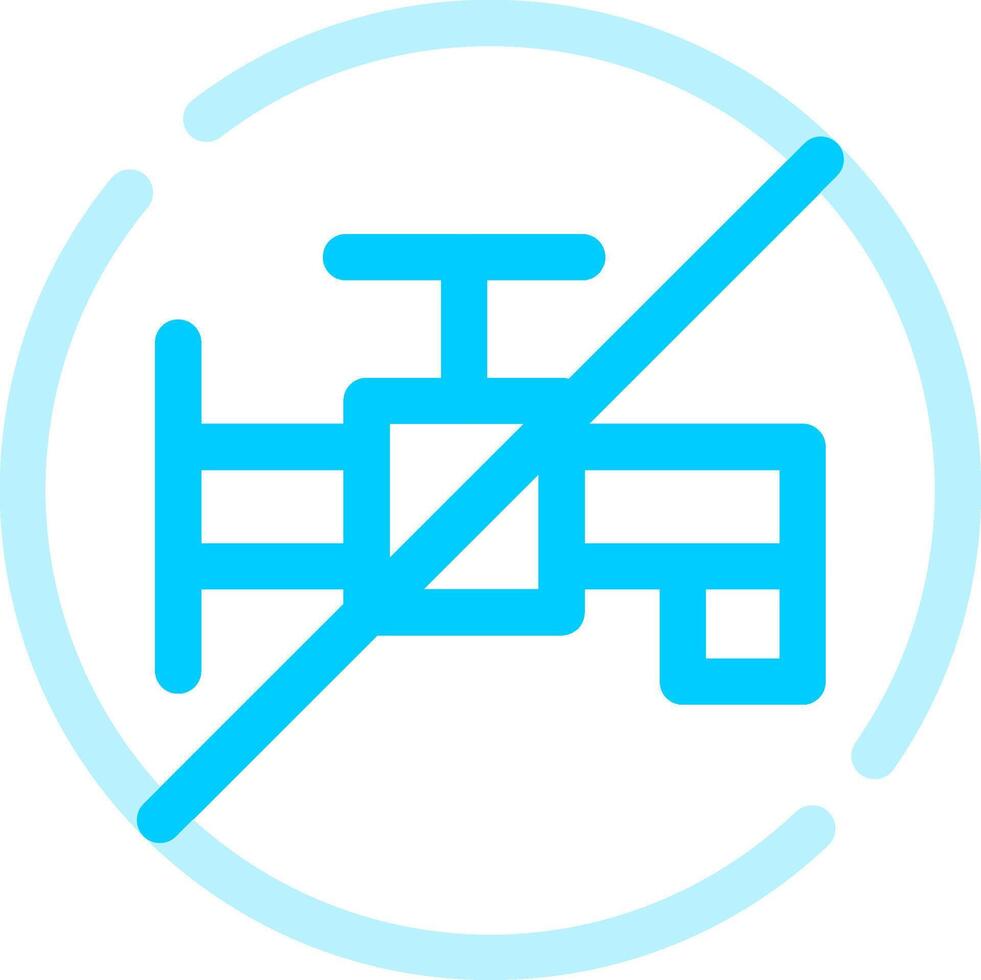 Dont Waste Water Creative Icon Design vector