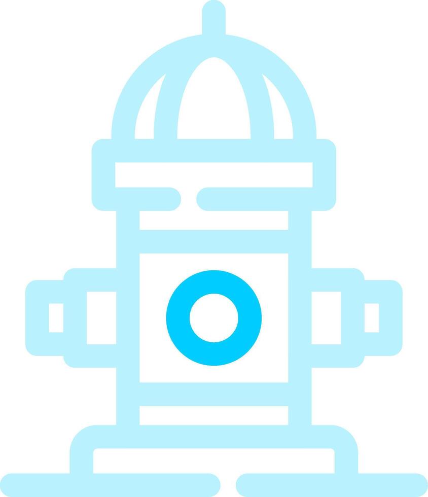Fire Hydrant Creative Icon Design vector