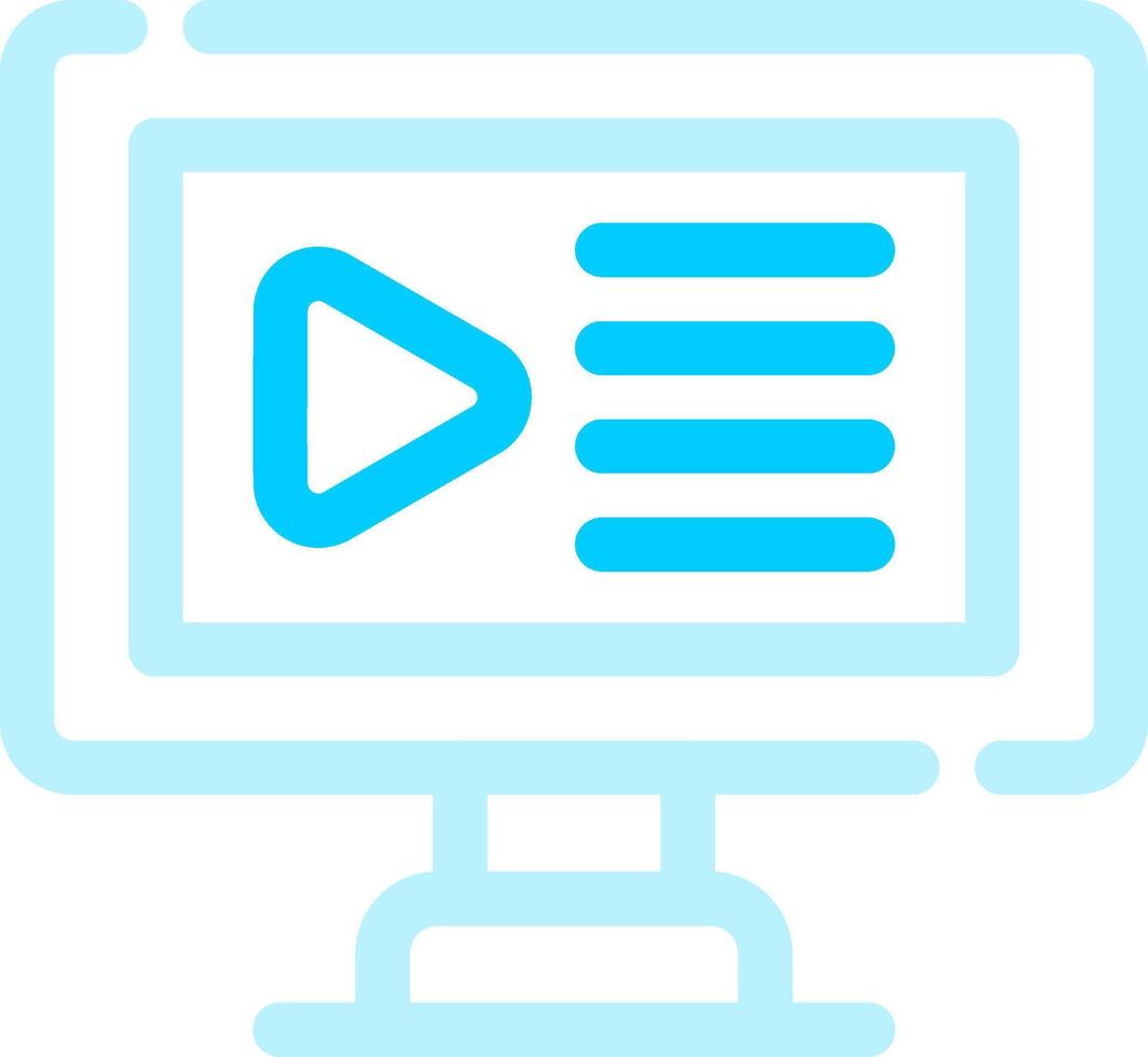 Video Creative Icon Design vector