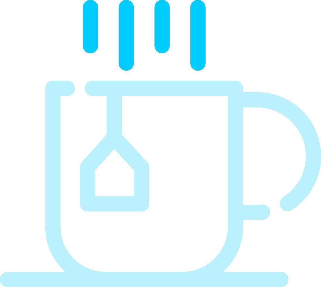 Tea Cup Creative Icon Design vector