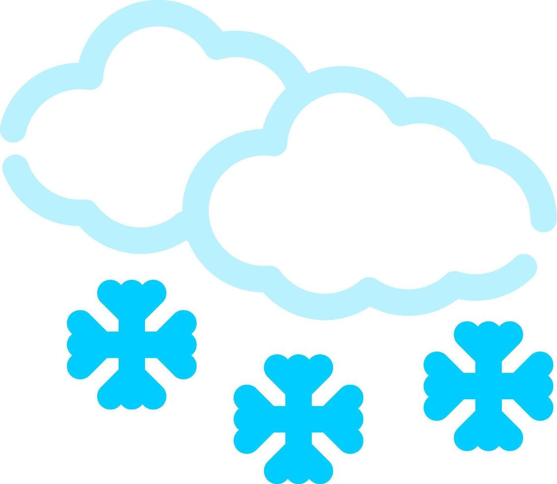 diseño de icono creativo de nieve vector