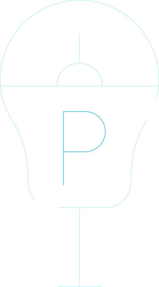 Parking Meter Creative Icon Design vector