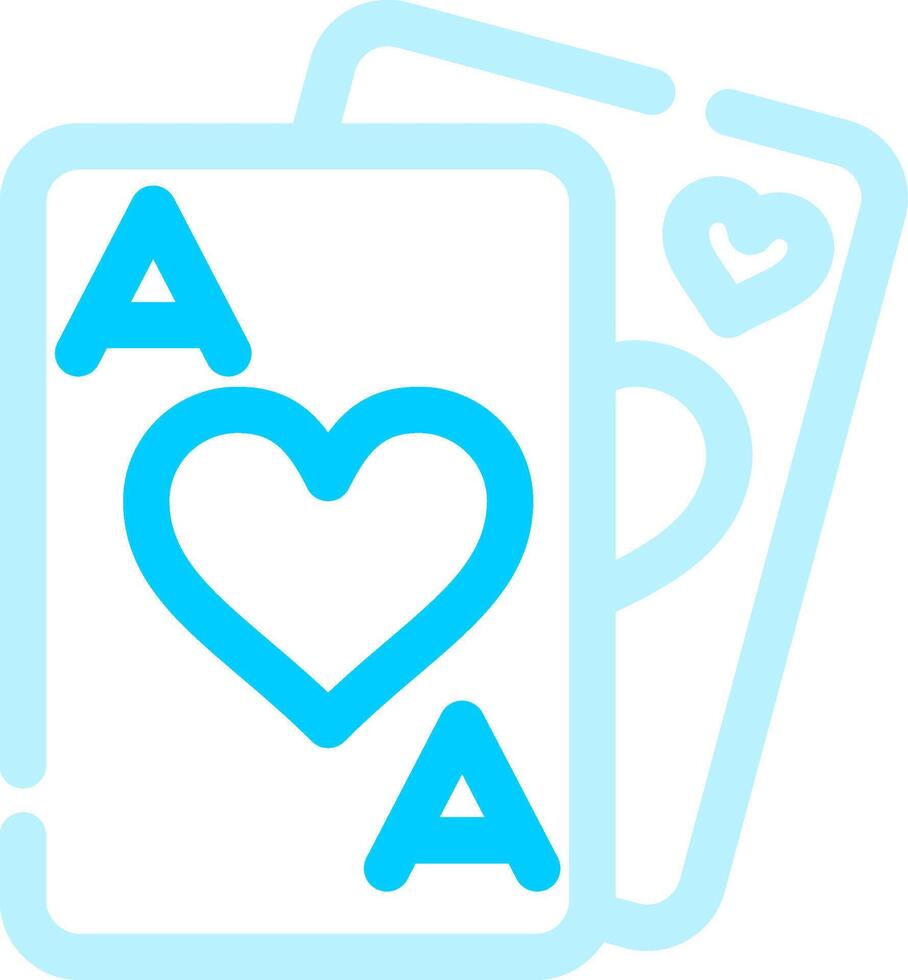 Playing Cards Creative Icon Design vector