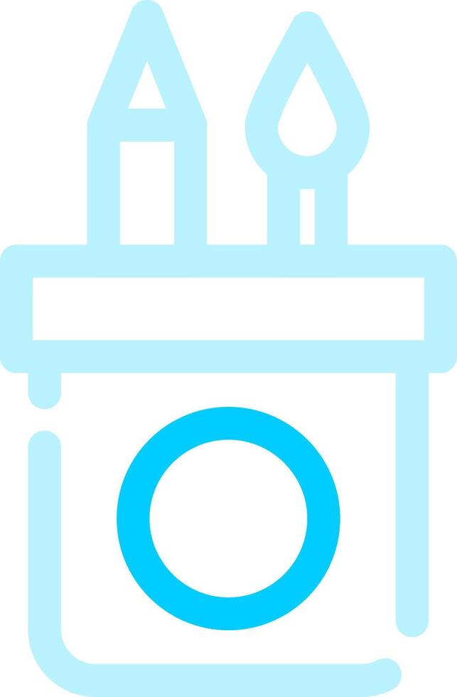 Pencil Case Creative Icon Design vector