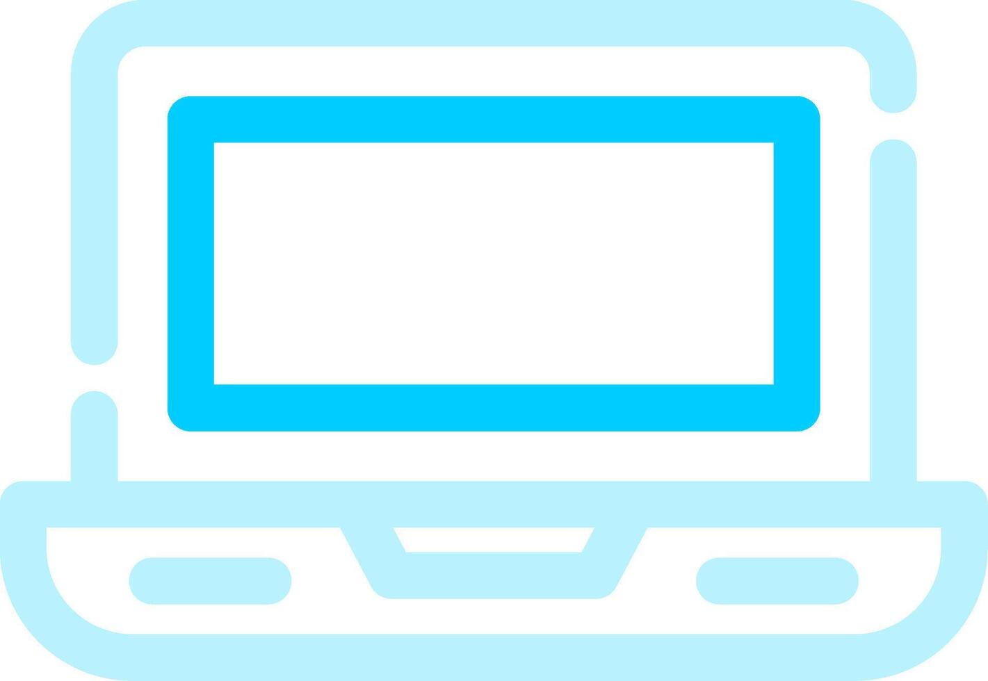 Laptop Creative Icon Design vector
