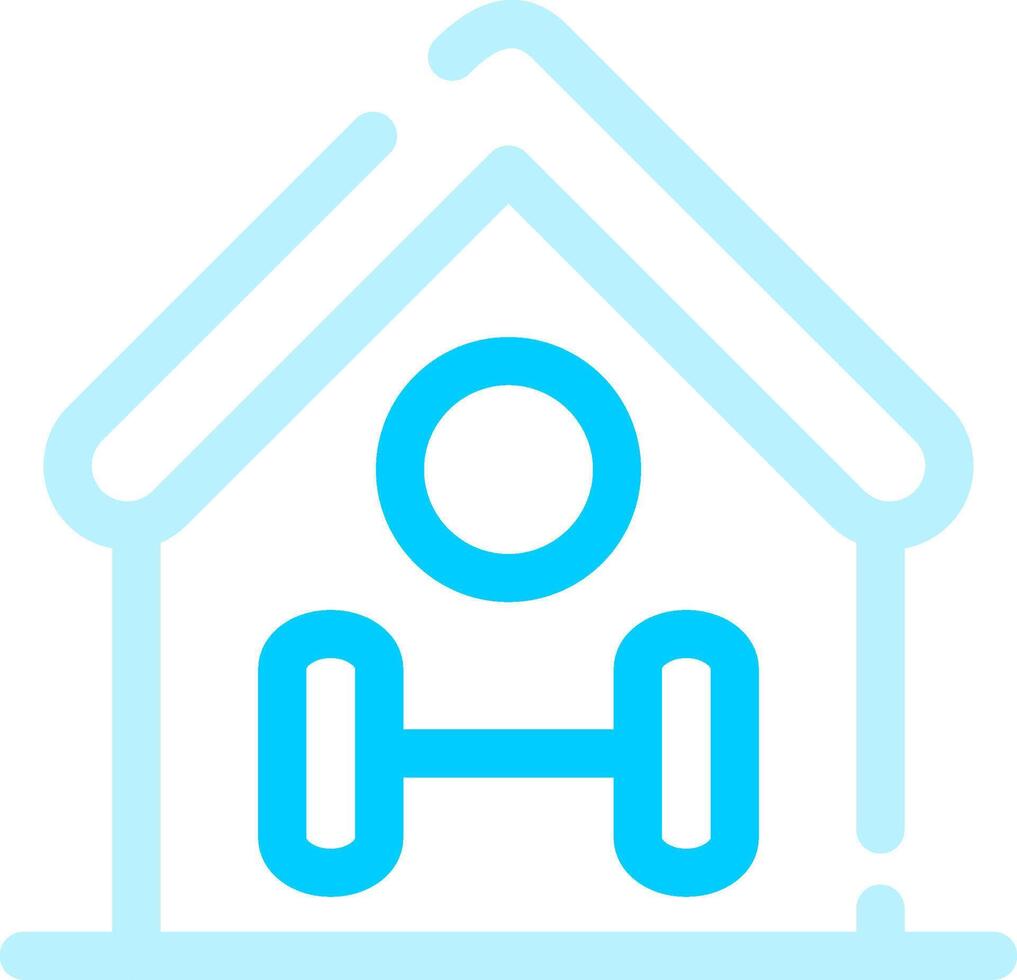 Home Workout Creative Icon Design vector