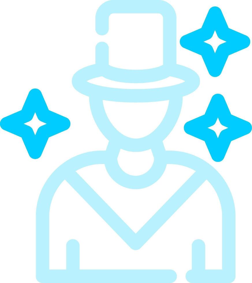 Magician Creative Icon Design vector