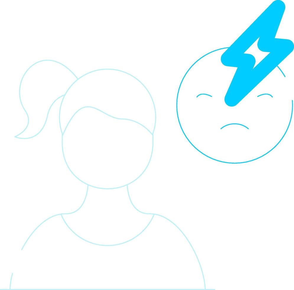 Emotional Abuse Creative Icon Design vector