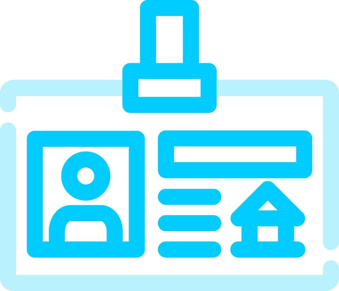 ID Card Creative Icon Design vector