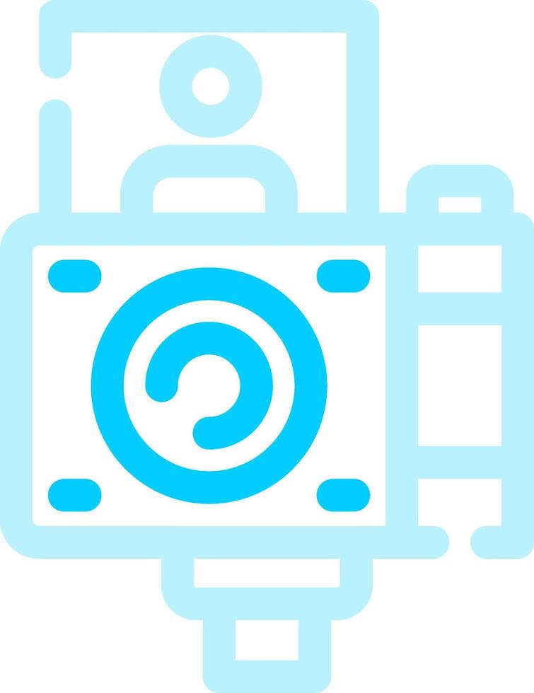 Vlogger Creative Icon Design vector