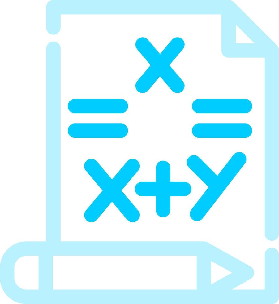 Maths Creative Icon Design vector