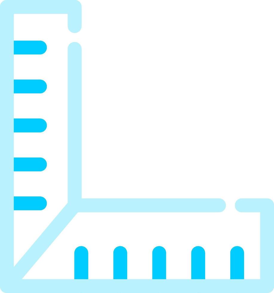 Ruler Creative Icon Design vector