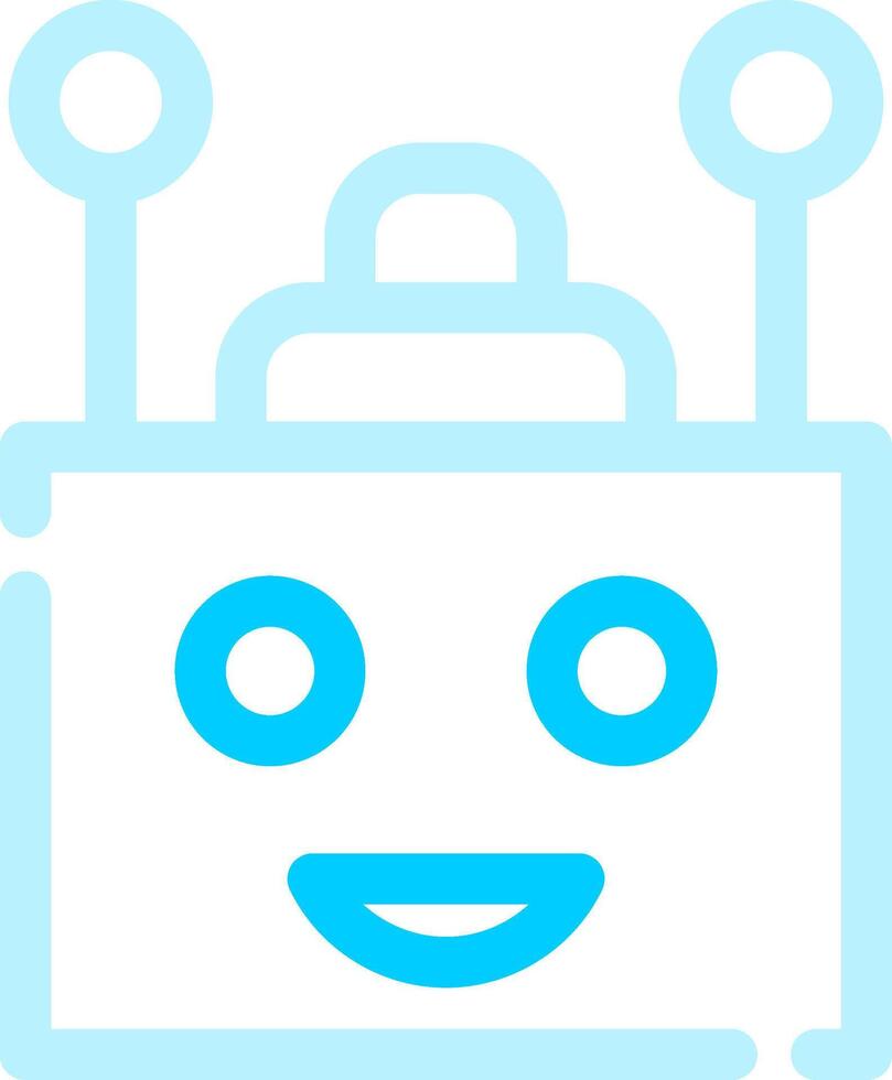 Chatbot Creative Icon Design vector