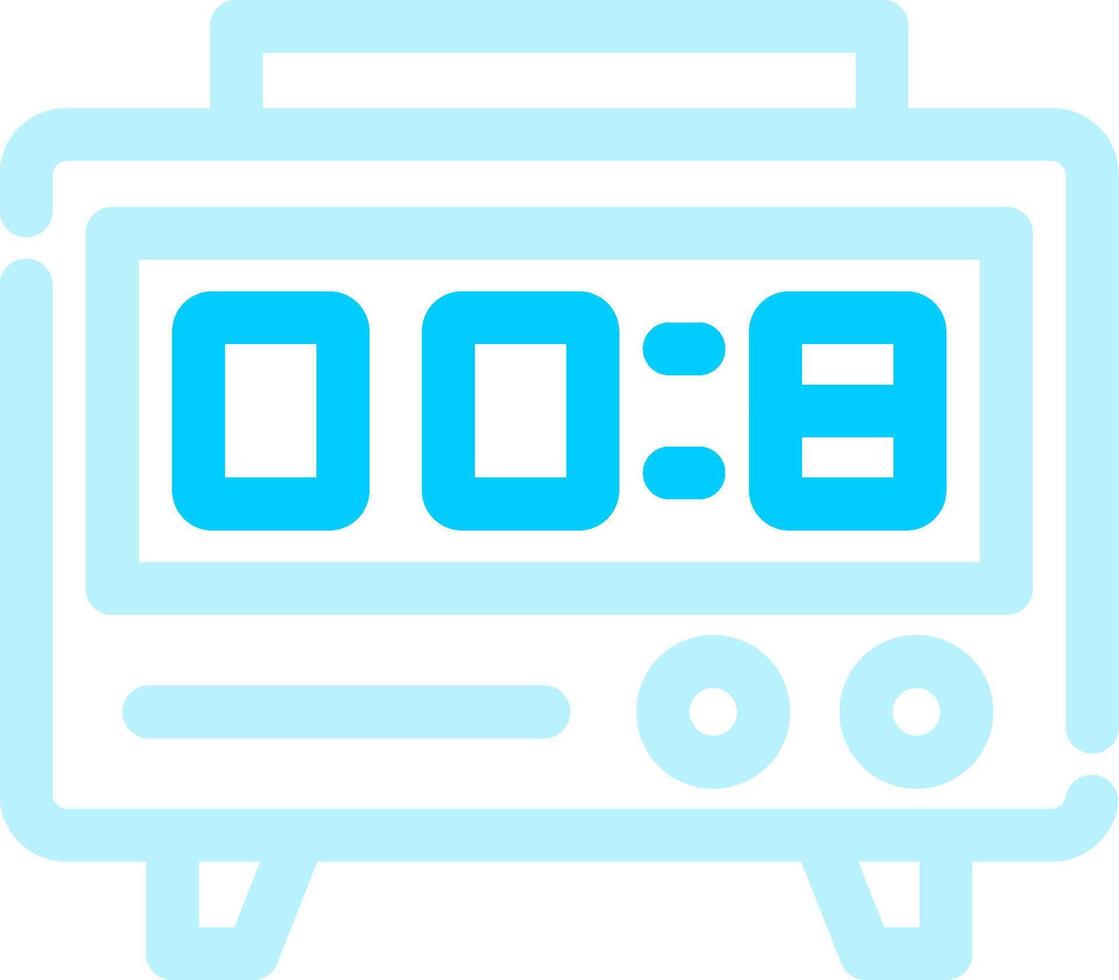Digital Stopwatch Creative Icon Design vector
