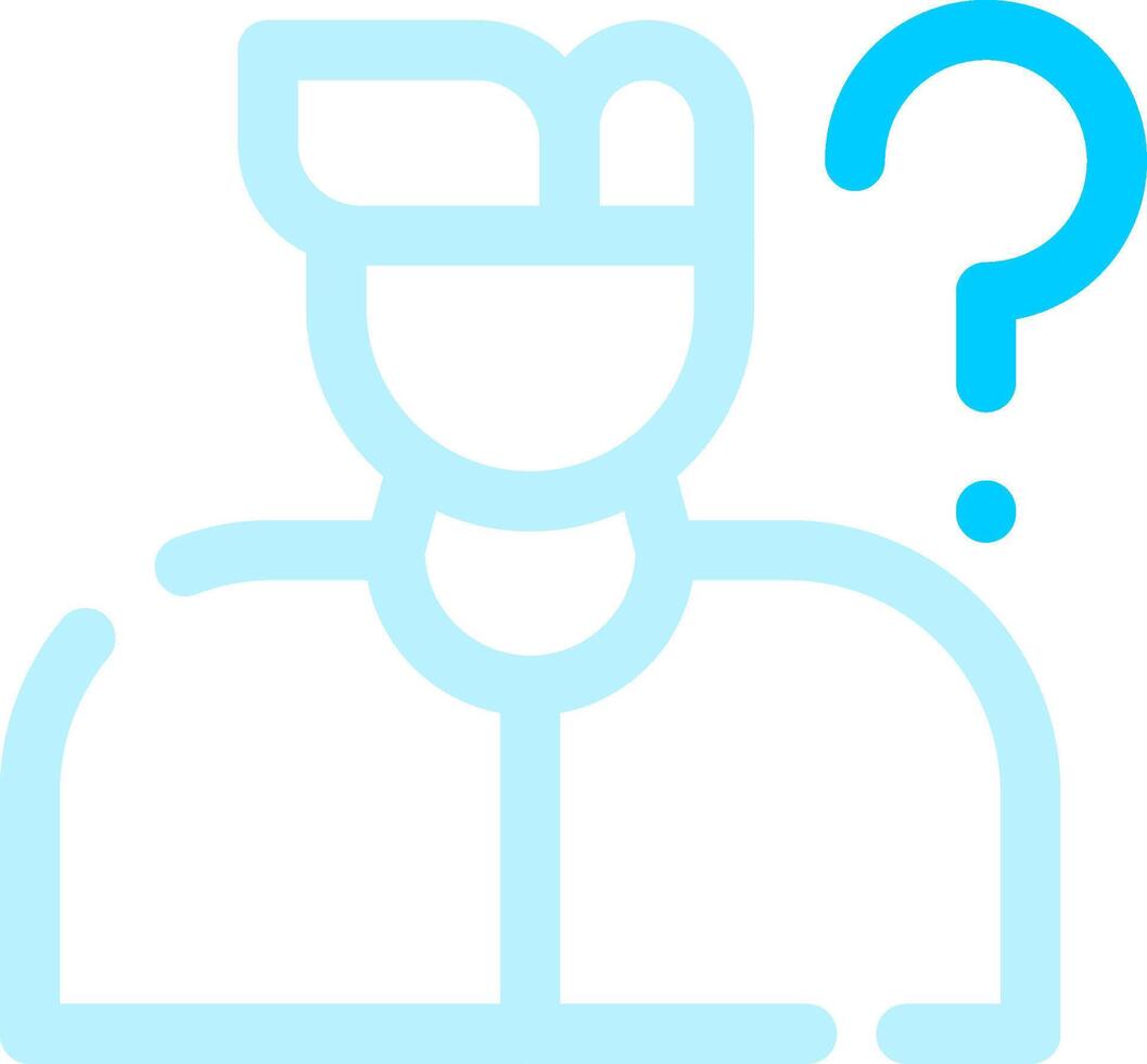 Question Creative Icon Design vector