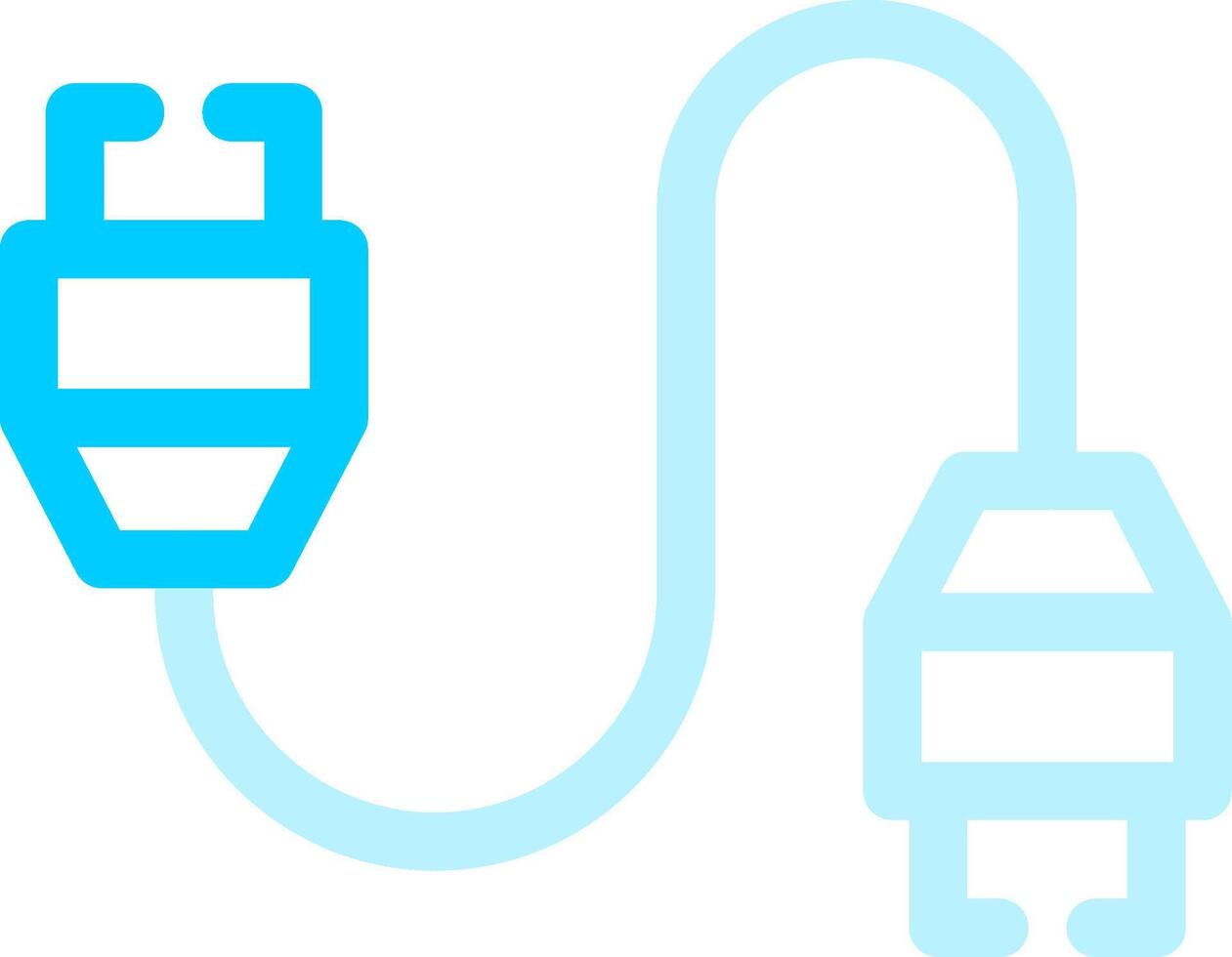 Cable Creative Icon Design vector