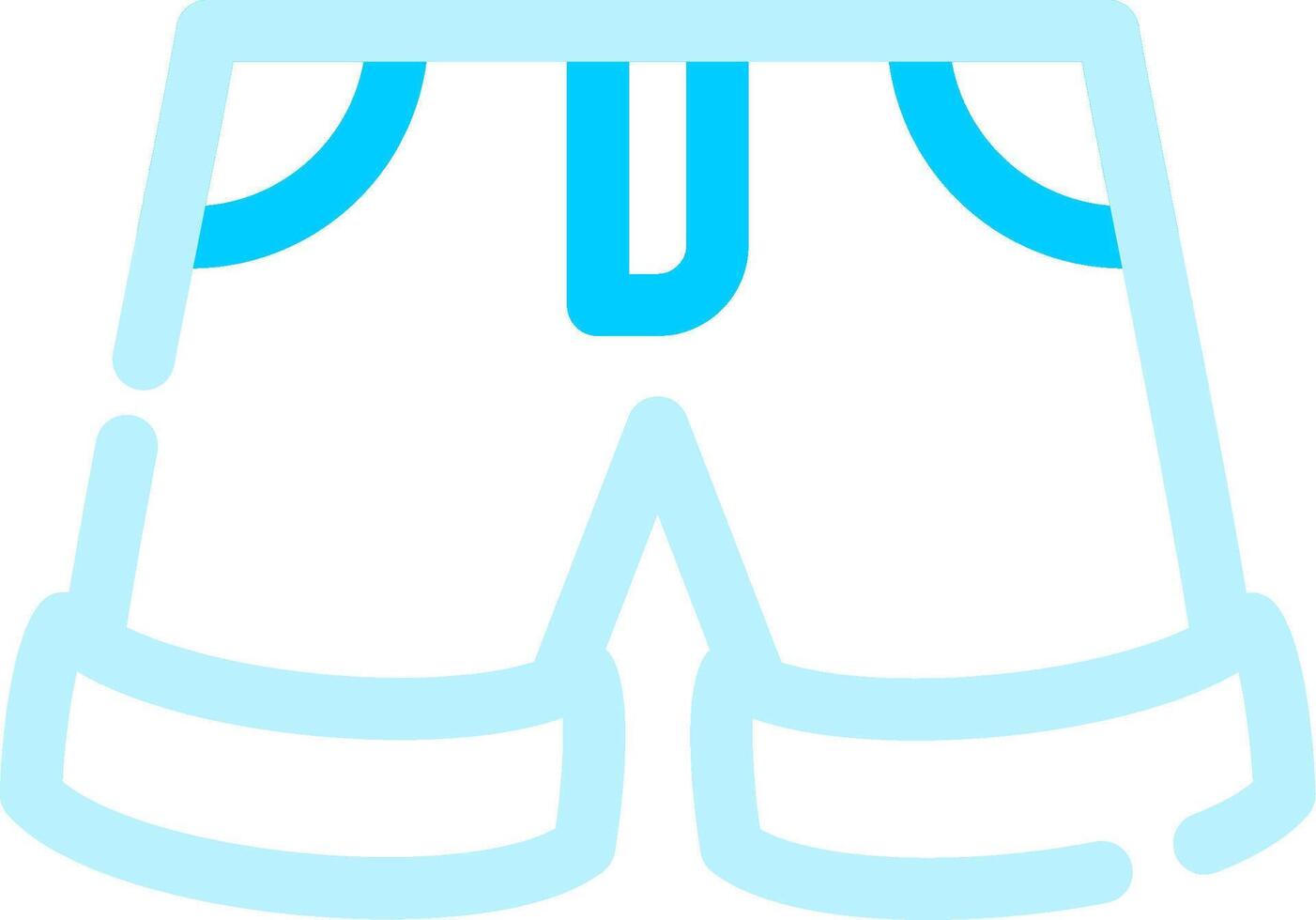 Shorts Creative Icon Design vector