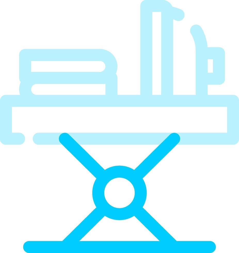 Iron Table Creative Icon Design vector