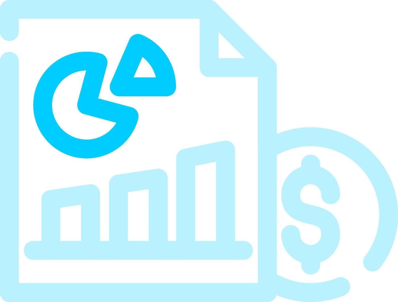 Budget Creative Icon Design vector