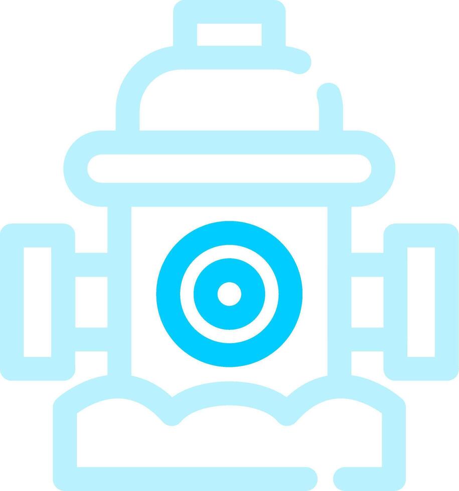 Fire Hydrant Creative Icon Design vector
