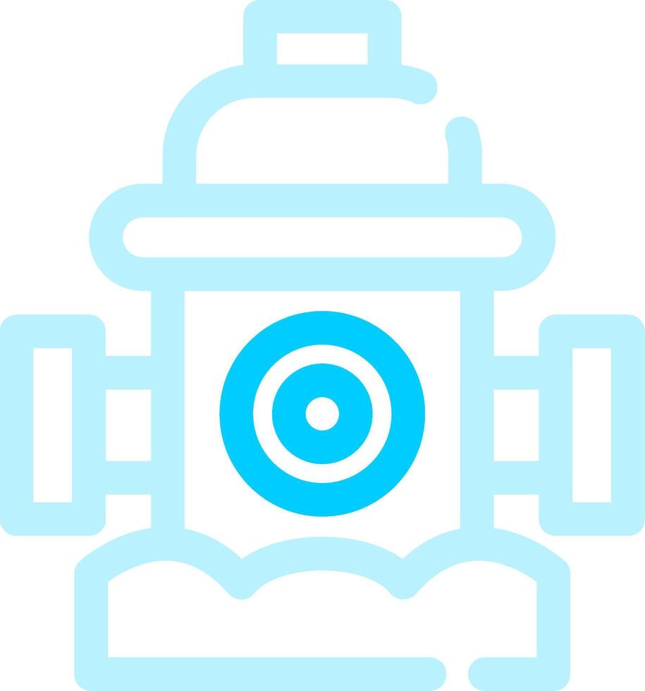 Fire Hydrant Creative Icon Design vector