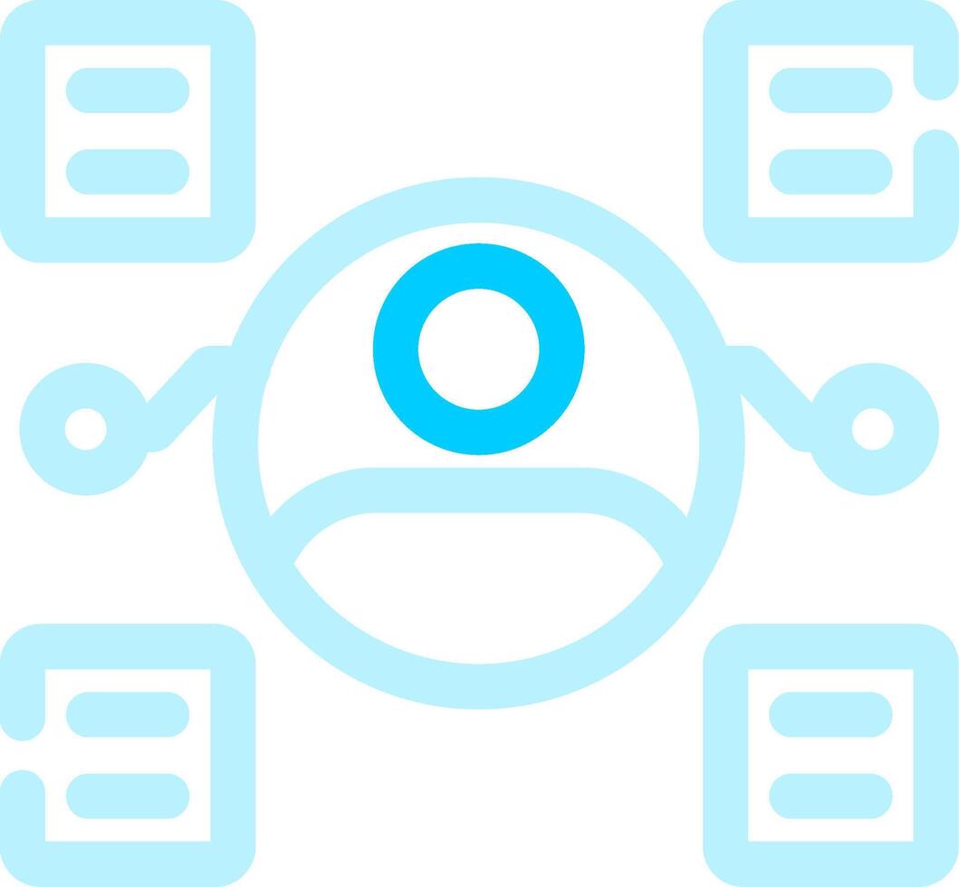 User Predictions Creative Icon Design vector