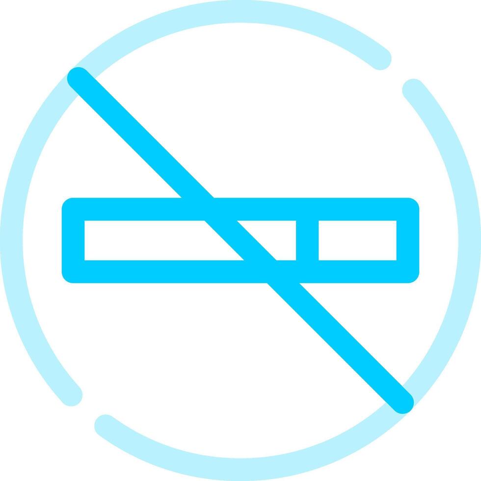 No Smoke Creative Icon Design vector