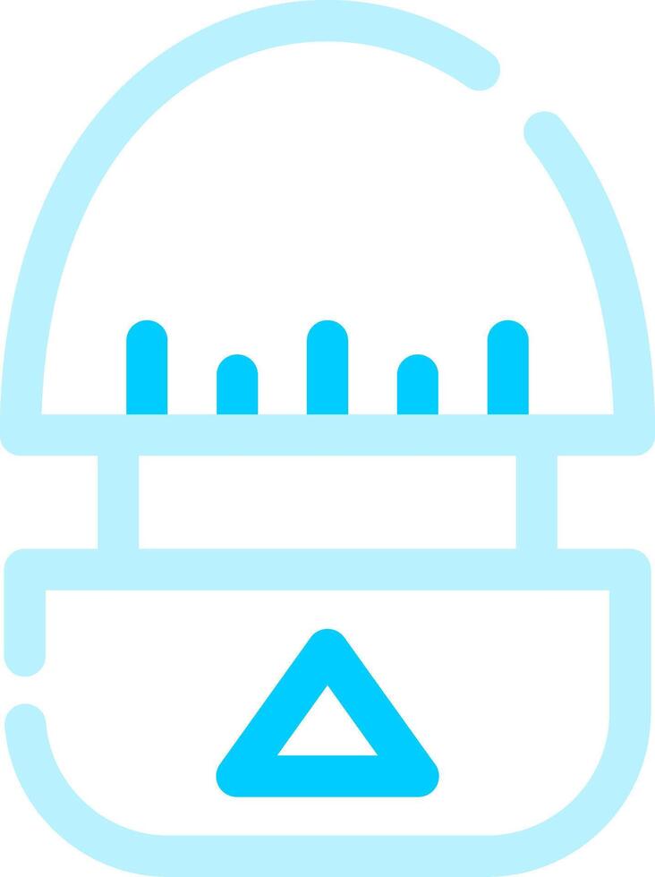 Kitchen Timer Creative Icon Design vector