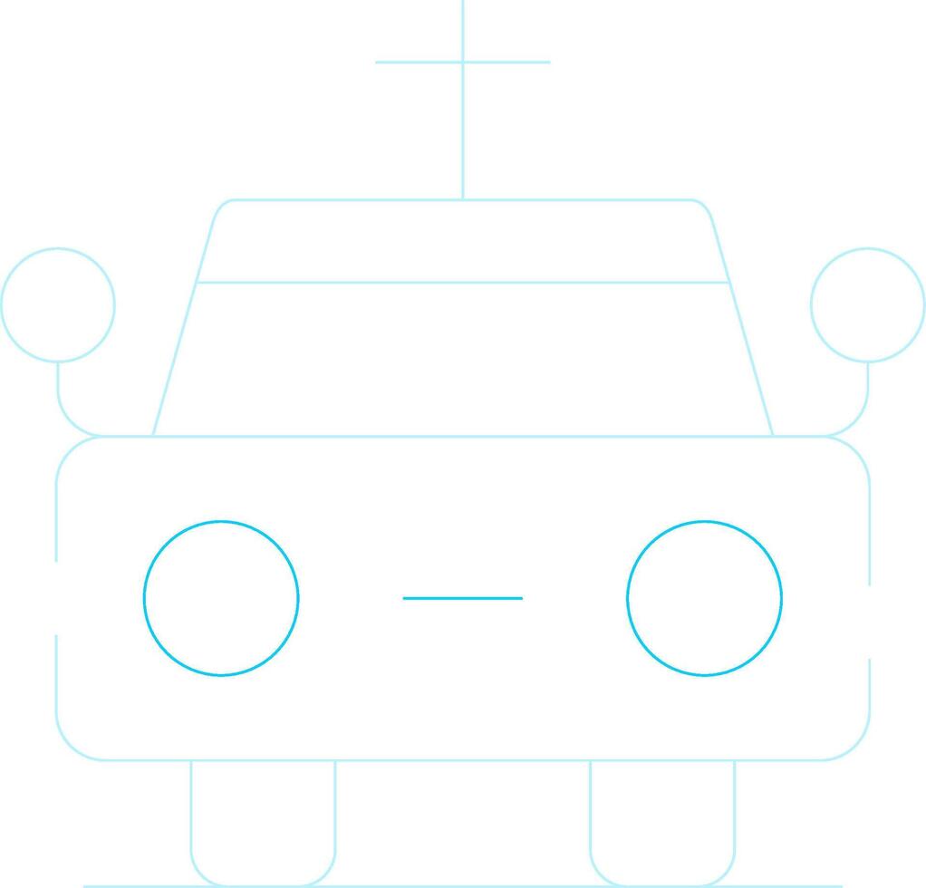 Hearse Creative Icon Design vector