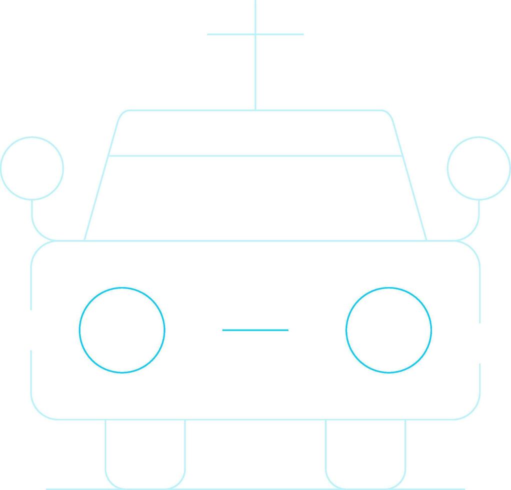 Hearse Creative Icon Design vector