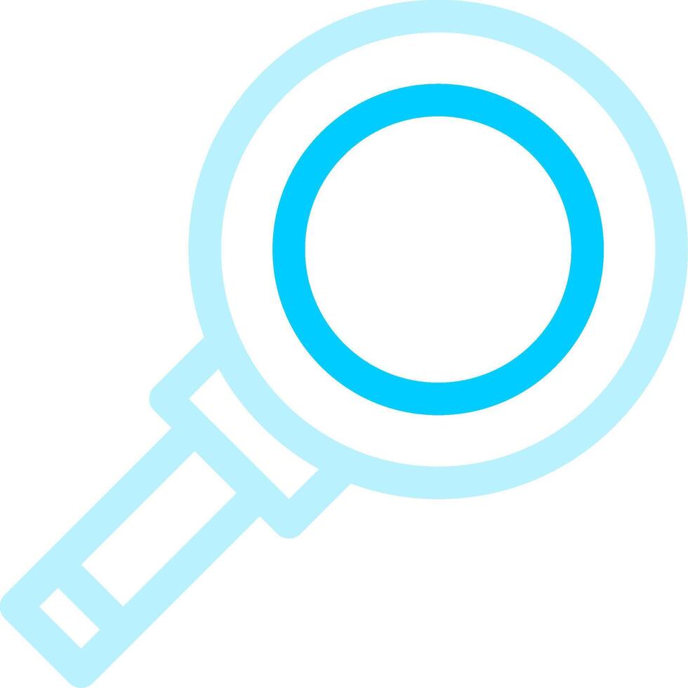 Magnifying Creative Icon Design vector