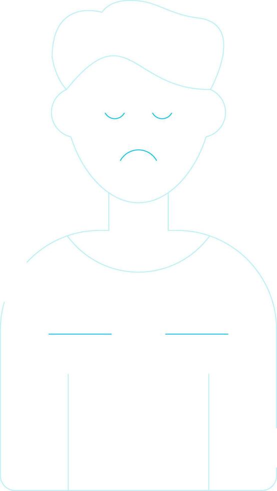 Grief Creative Icon Design vector