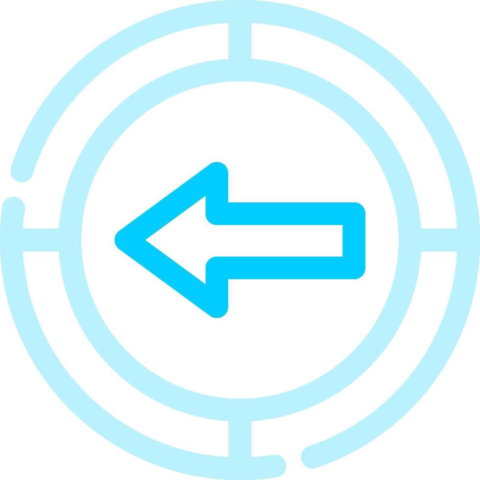 Back Creative Icon Design vector